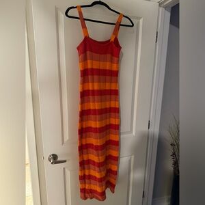 Stripe soft cotton dress